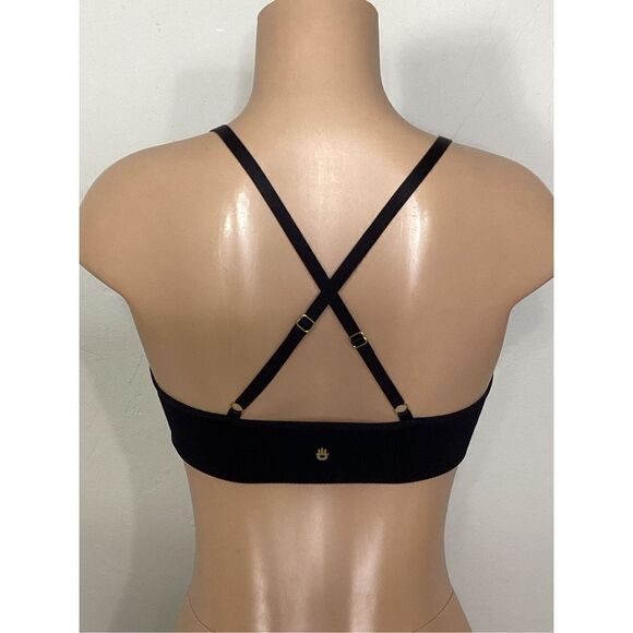 New. Spiritual Gangster V-neck black bralette.  XS/S. Retails $68 - Picture 5 of 7
